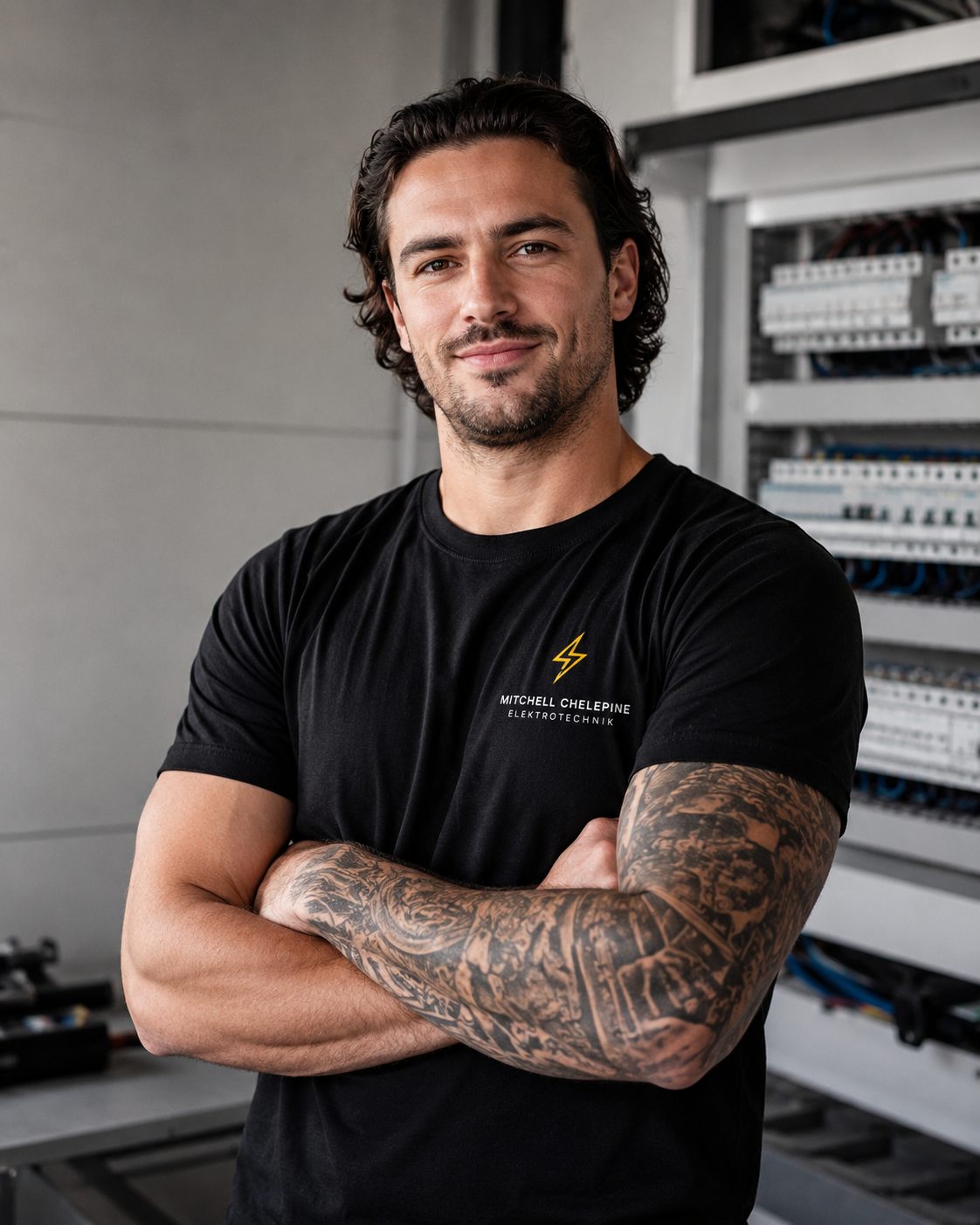 Mitchell Chelepine, Elektromeister aus Köln